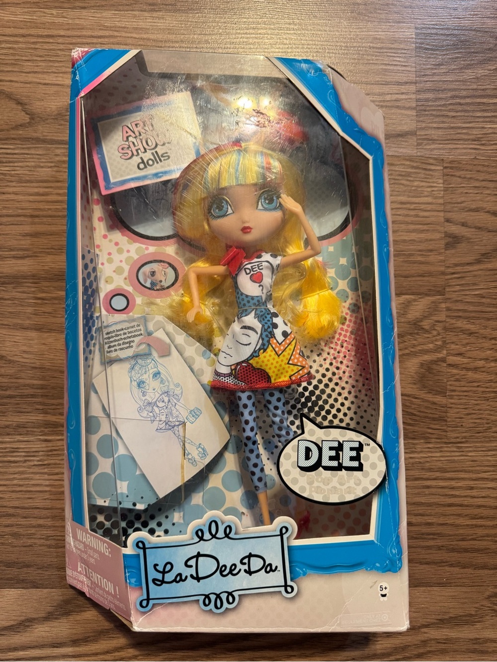 La Dee Da DEE Fashion Doll in Yellow & Multicolor Outfit